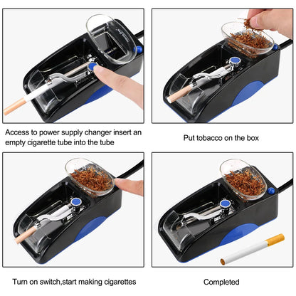 Electric Automatic Cigarette Rolling Machine - Blue - The Grand Bazaar of Australia