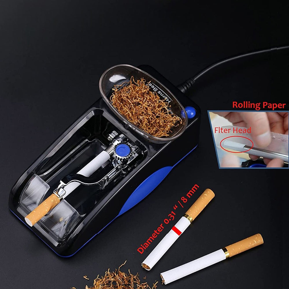 Electric Automatic Cigarette Rolling Machine - Blue - The Grand Bazaar of Australia