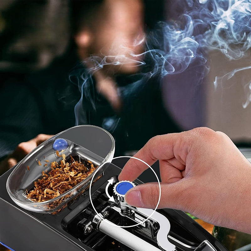 Electric Automatic Cigarette Rolling Machine - Blue - The Grand Bazaar of Australia