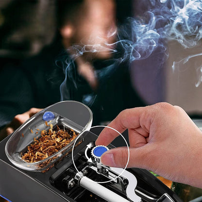 Electric Automatic Cigarette Rolling Machine - Blue - The Grand Bazaar of Australia