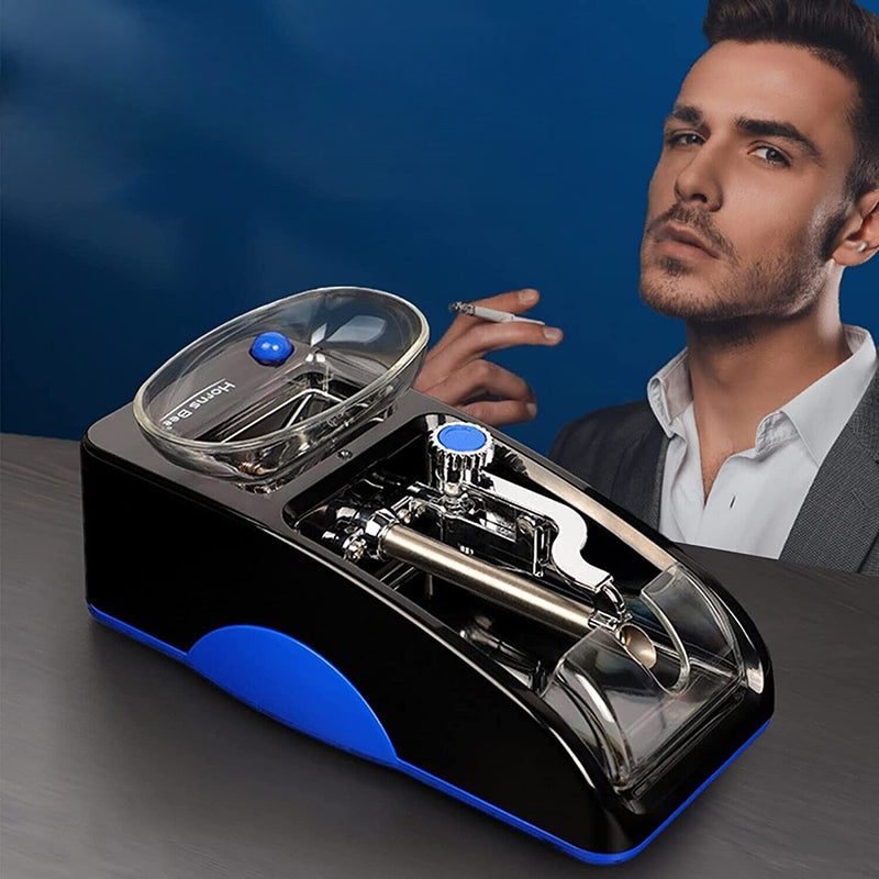 Electric Automatic Cigarette Rolling Machine - Blue - The Grand Bazaar of Australia