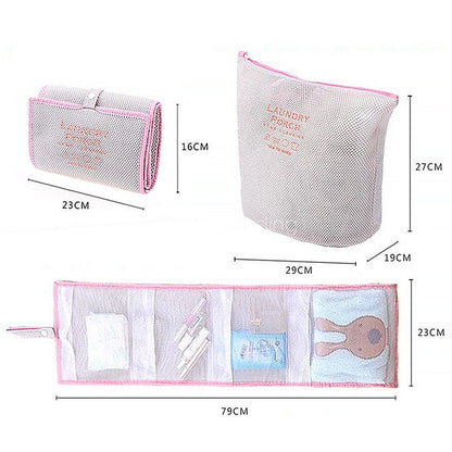 Portable Reusable Bath Hanging Mesh Bag Organizer for Toiletry Storage - The Grand Bazaar of Australia