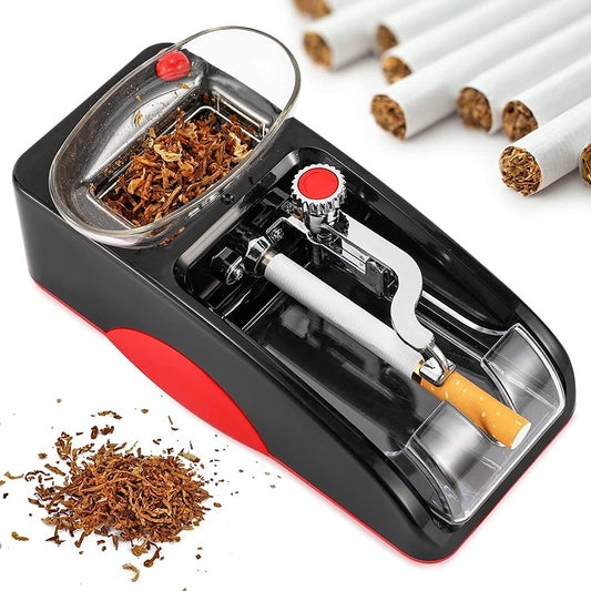 Electric Automatic Cigarette Rolling Machine - Red - The Grand Bazaar of Australia