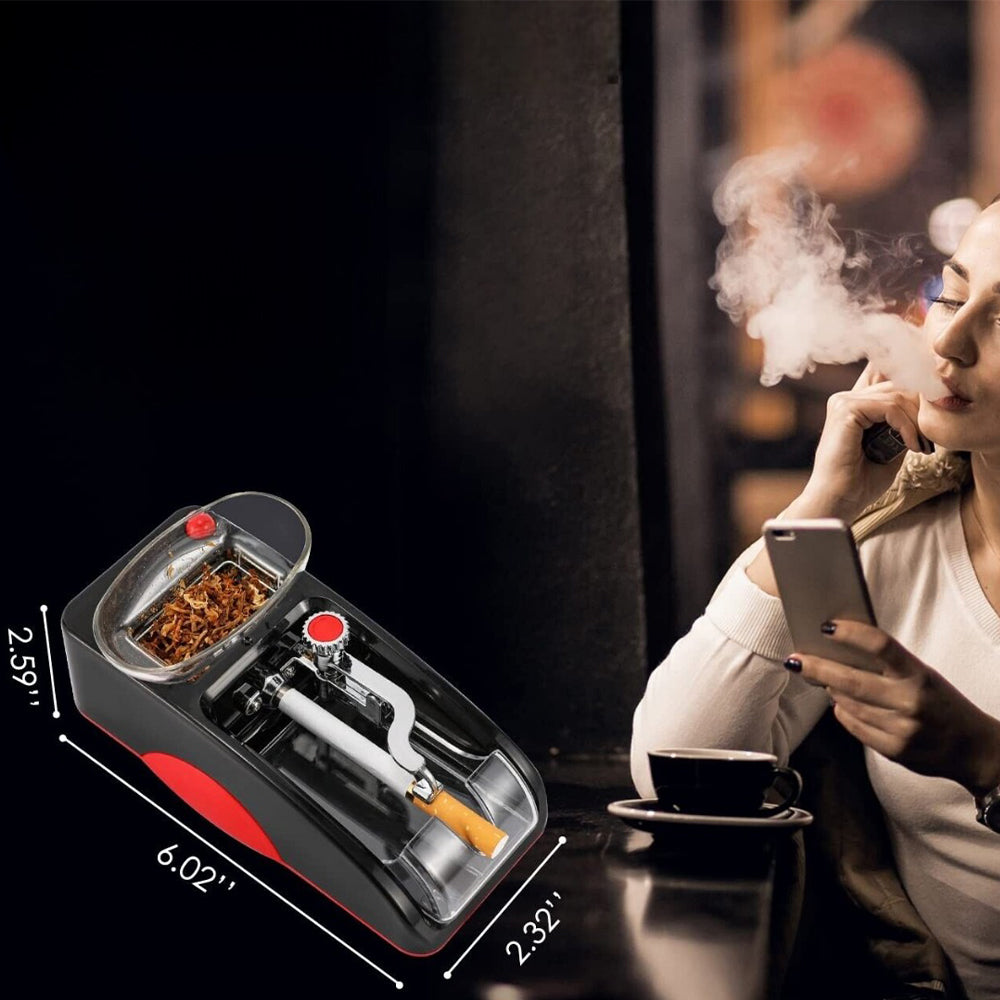 Electric Automatic Cigarette Rolling Machine - Red - The Grand Bazaar of Australia
