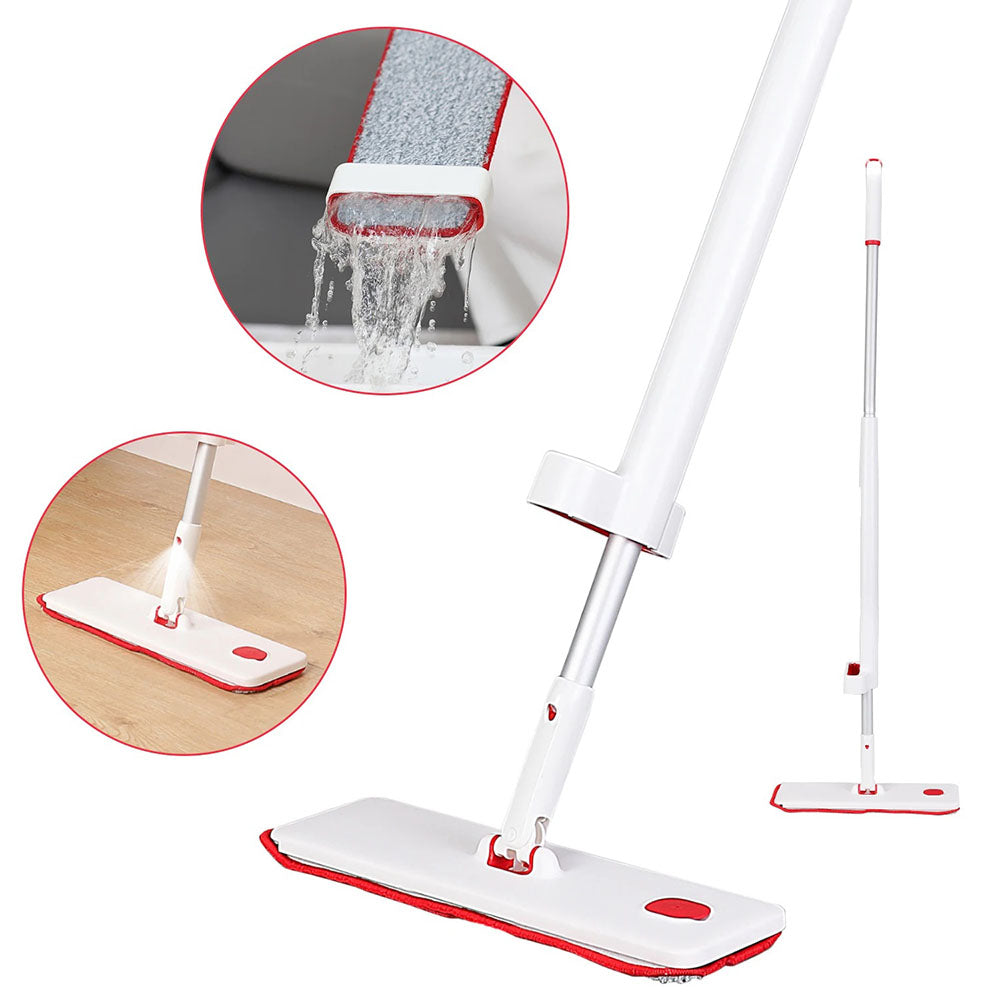 Self Wringing Microfiber Spray Flat Mop For Kitchen Wood Ceramic Tiles Floor Cleaning_2