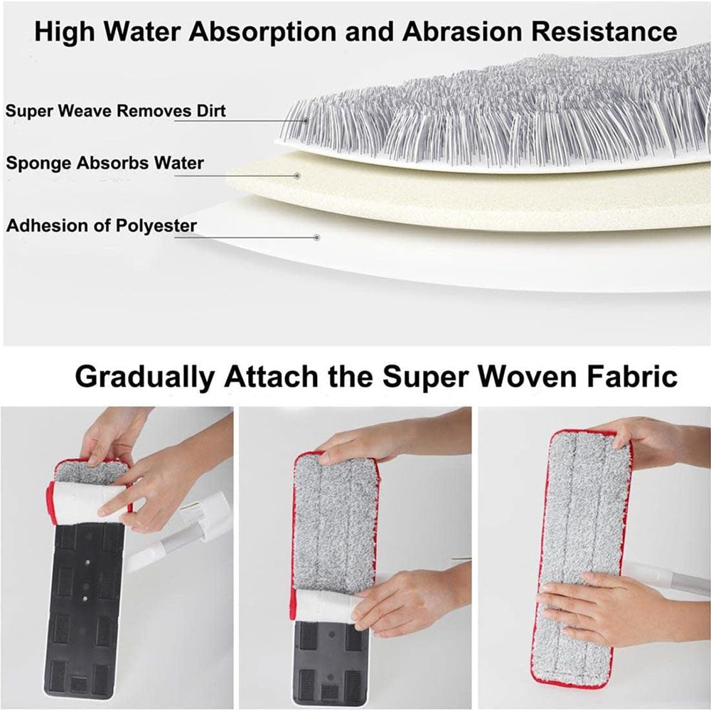 Self Wringing Microfiber Spray Flat Mop For Kitchen Wood Ceramic Tiles Floor Cleaning_11