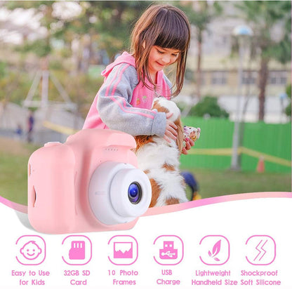 HD 1080P Mini Digital Kids Camera with 32GB SD Card - USB Rechargeable_15