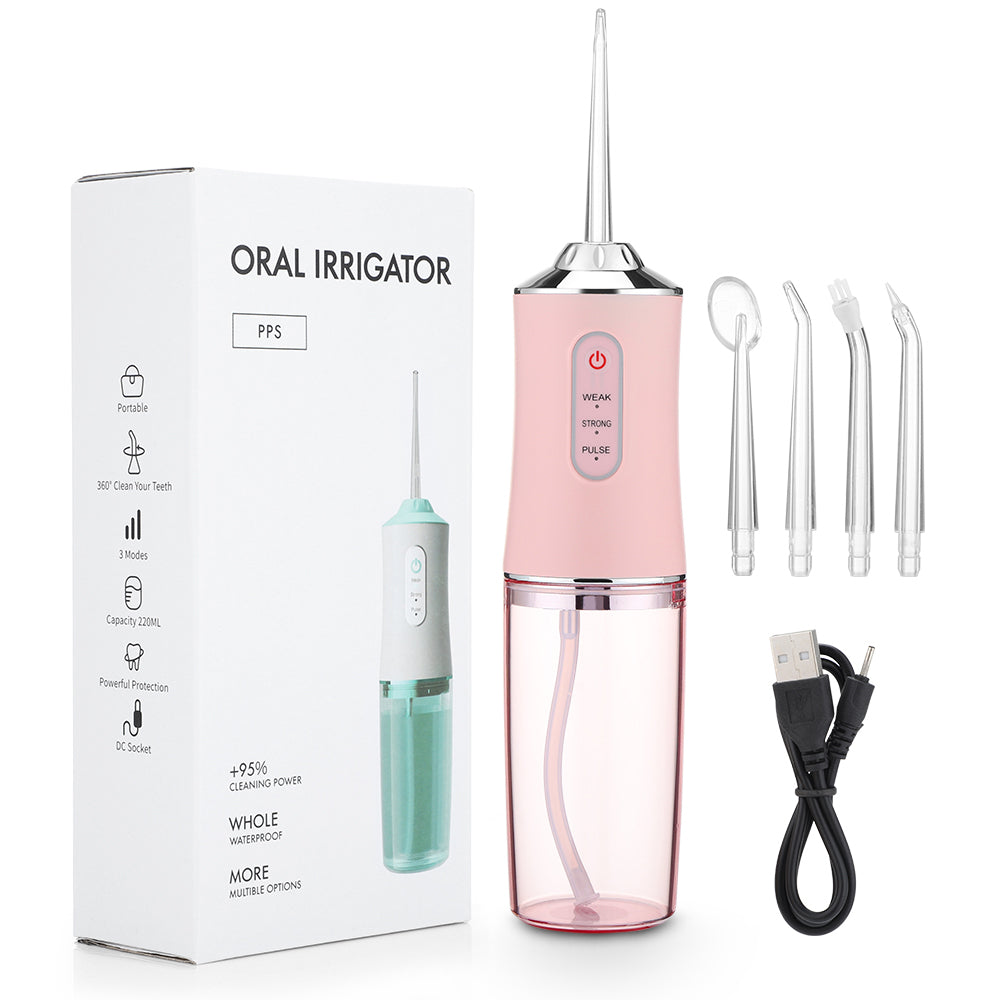 Oral Irrigator Portable Dental Water Flosser - USB Rechargeable - The Grand Bazaar of Australia