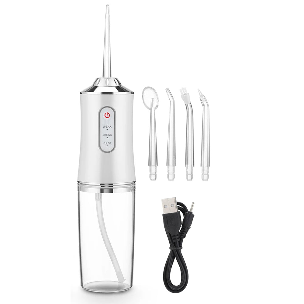 Oral Irrigator Portable Dental Water Flosser - USB Rechargeable - The Grand Bazaar of Australia