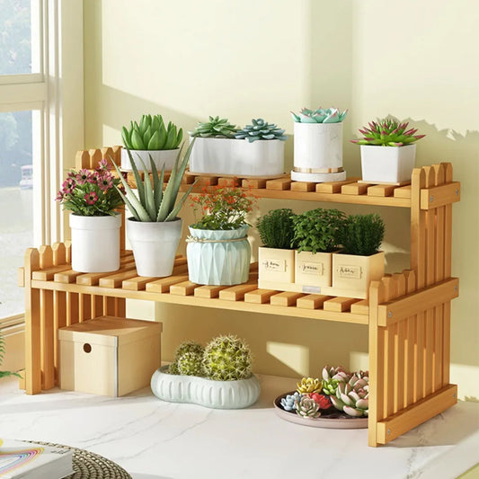 Plant-Inspired Multi-Level Storage Rack for Indoor or Balcony Areas - The Grand Bazaar of Australia