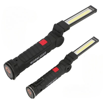 Hangable Versatile Rechargeable COB LED Work Light with Magnetic Base - The Grand Bazaar of Australia
