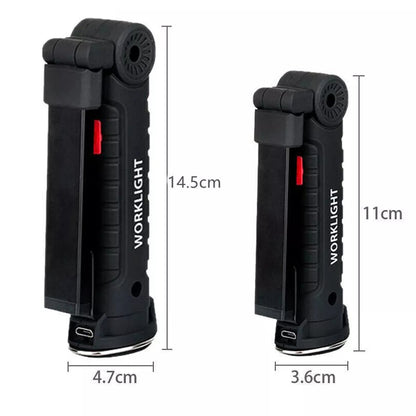 Hangable Versatile Rechargeable COB LED Work Light with Magnetic Base - The Grand Bazaar of Australia