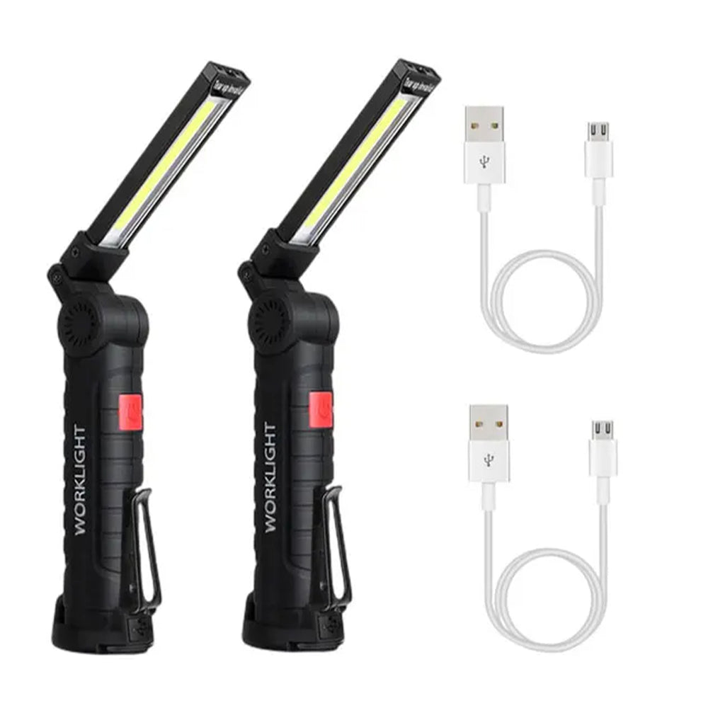 Hangable Versatile Rechargeable COB LED Work Light with Magnetic Base - The Grand Bazaar of Australia