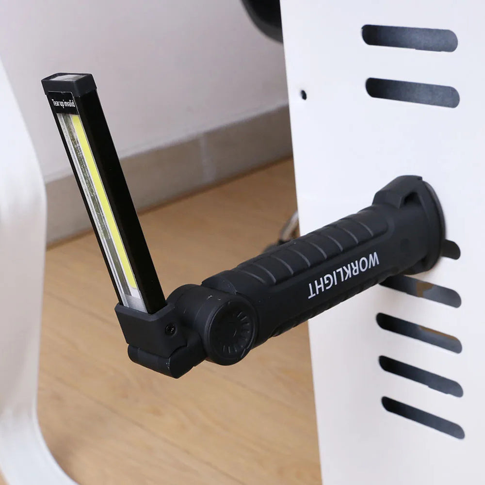 Hangable Versatile Rechargeable COB LED Work Light with Magnetic Base - The Grand Bazaar of Australia
