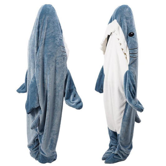 Funny Homewear Shark Onesie Sleeping Bag Winter Warm Blanket - The Grand Bazaar of Australia