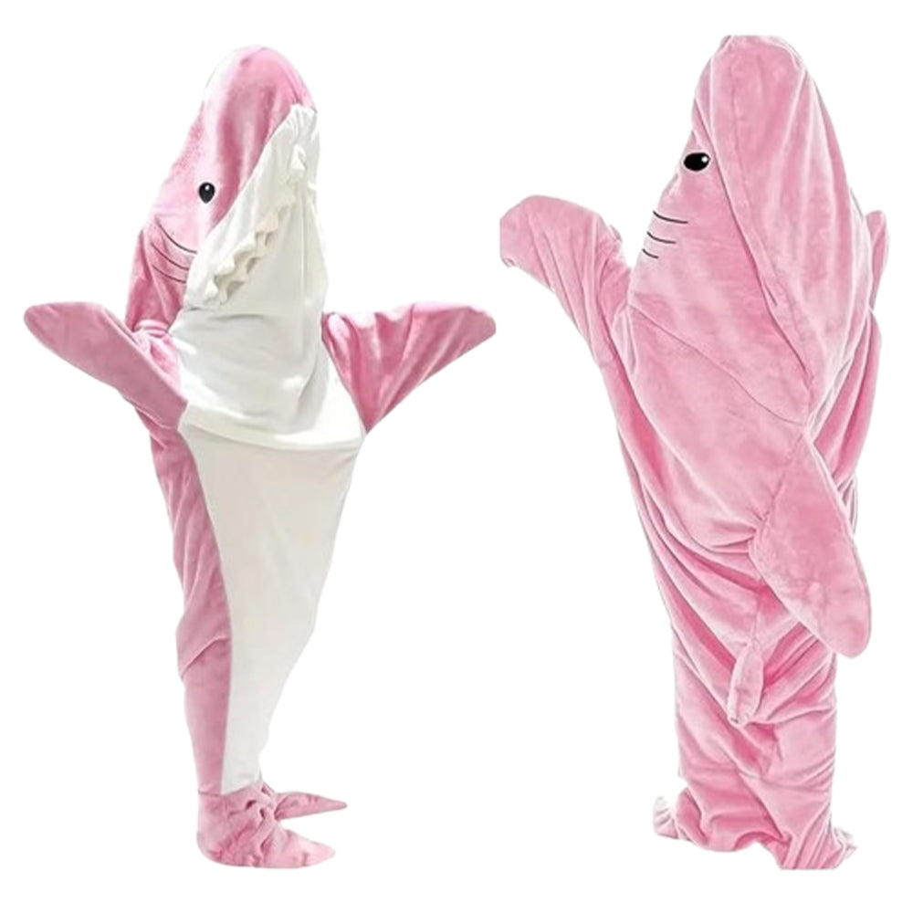 Funny Homewear Shark Onesie Sleeping Bag Winter Warm Blanket - The Grand Bazaar of Australia