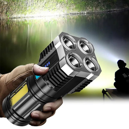 High Power Rechargeable LED Camping Torch - The Grand Bazaar of Australia