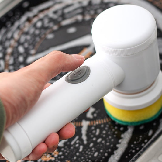 Electric Spin Scrubber With 5 Replaceable Brush Head Power - The Grand Bazaar of Australia