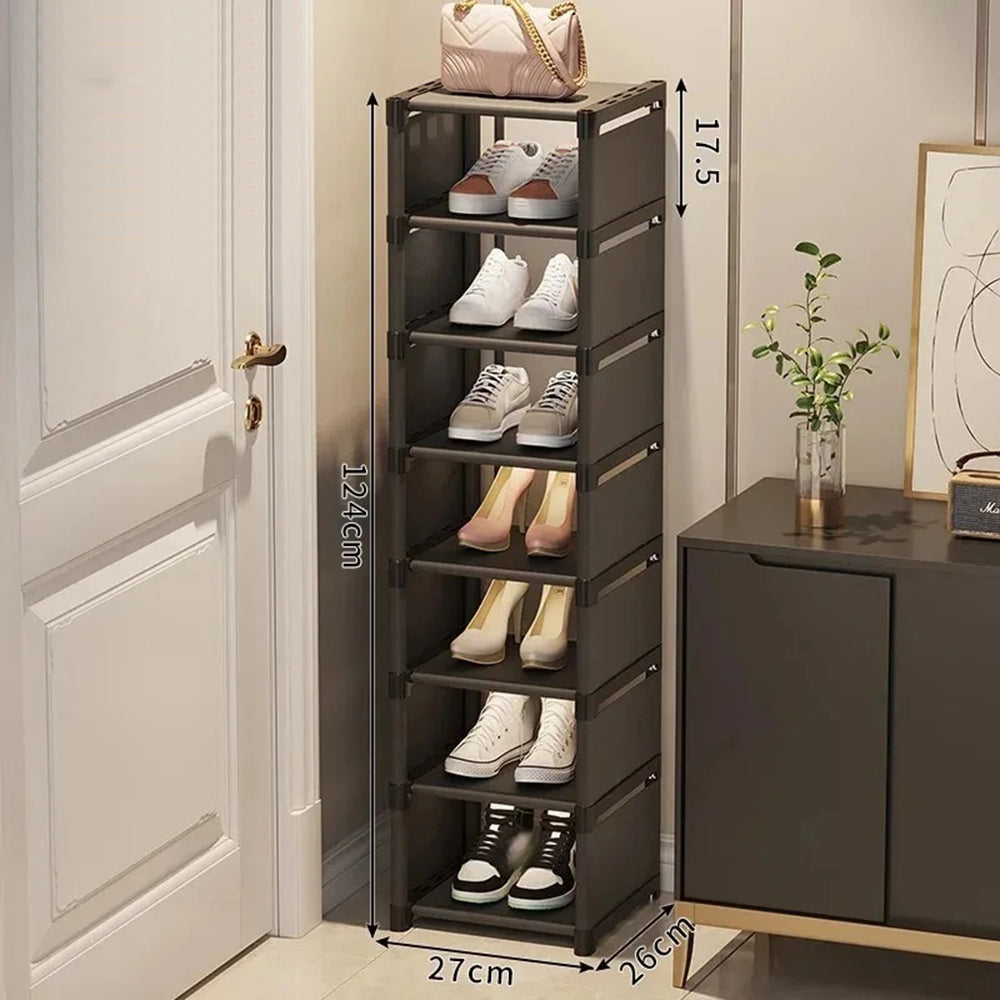 Adjustable Stackable Shoe Organizer Rack for Wall Corner - The Grand Bazaar of Australia