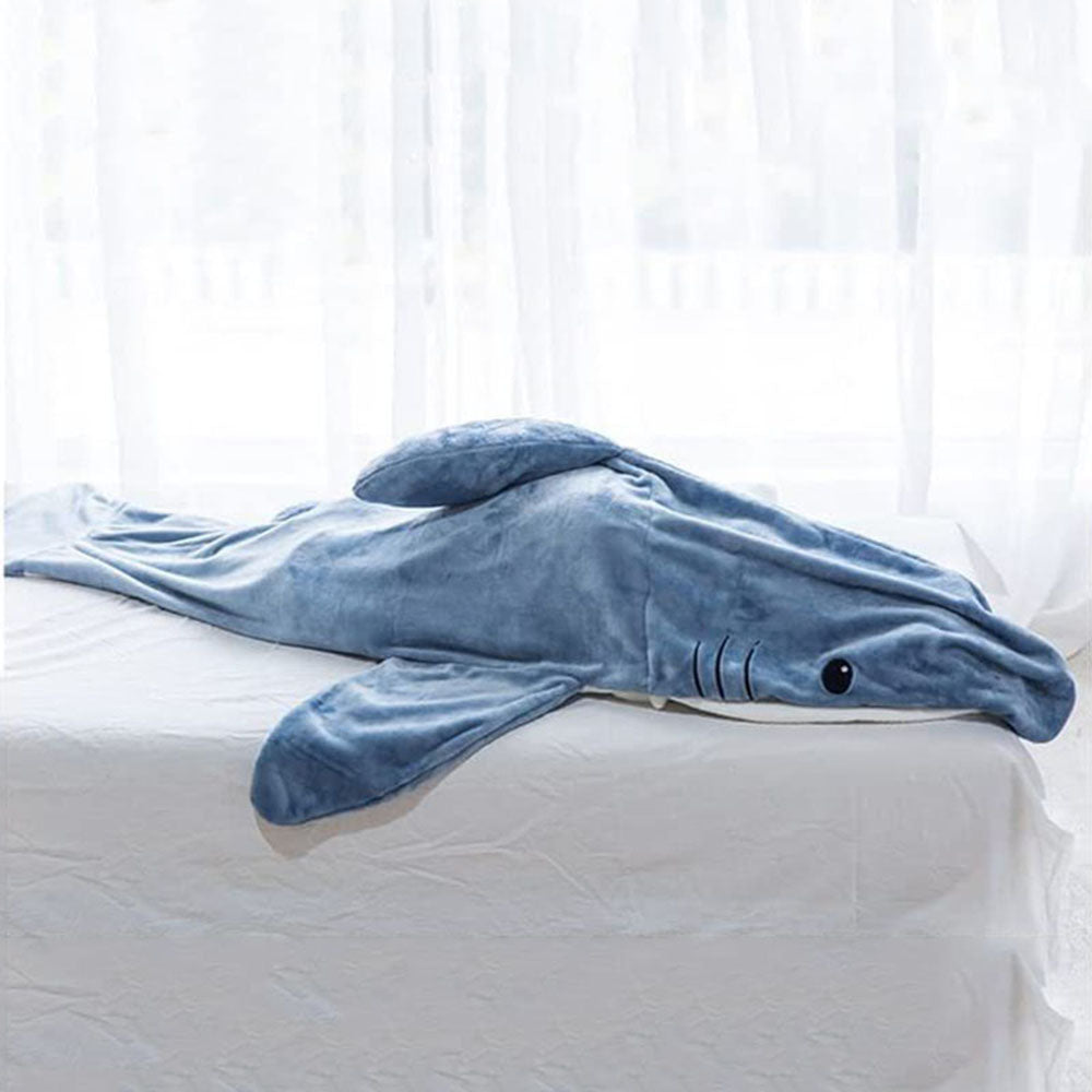 Funny Homewear Shark Onesie Sleeping Bag Winter Warm Blanket - The Grand Bazaar of Australia