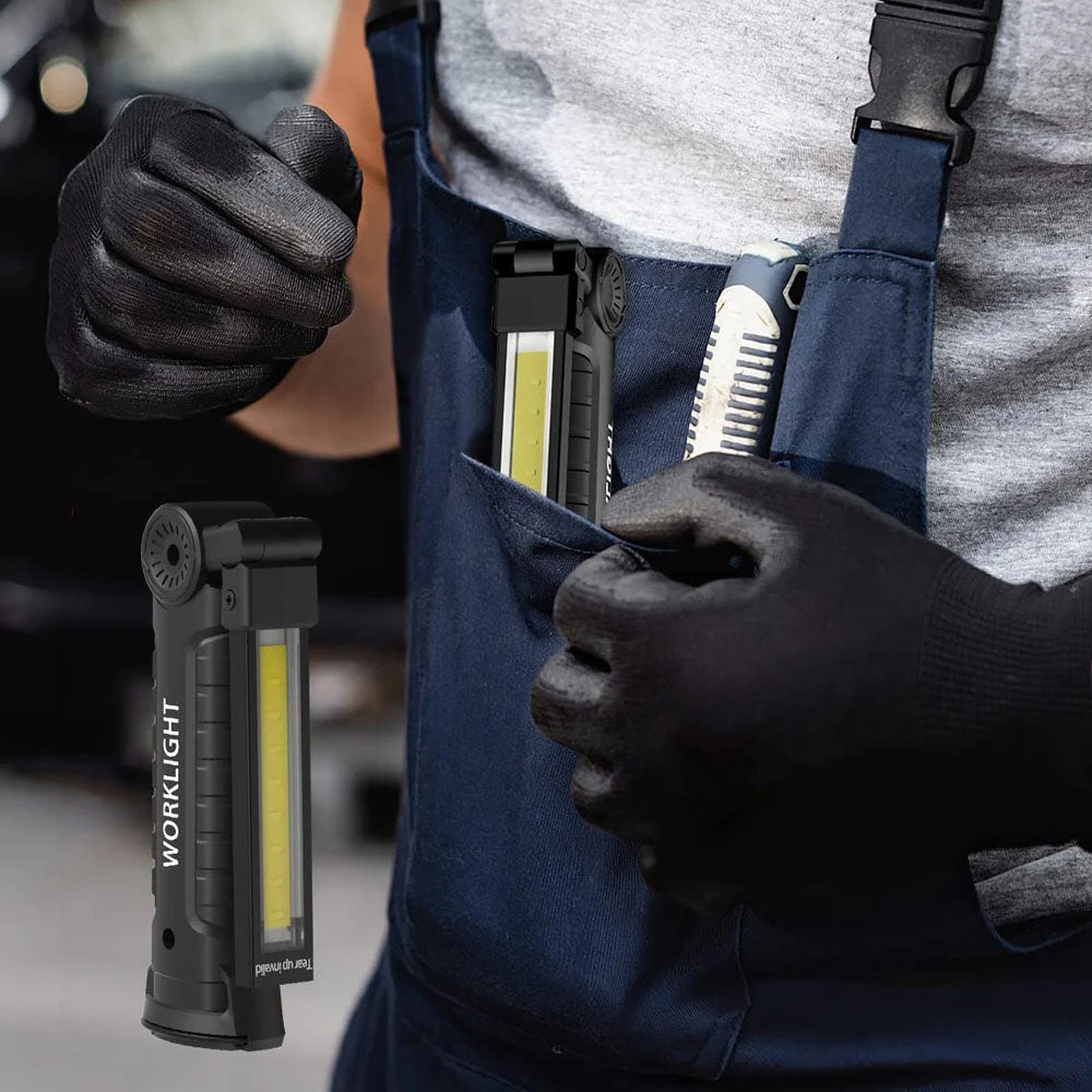 Hangable Versatile Rechargeable COB LED Work Light with Magnetic Base - The Grand Bazaar of Australia