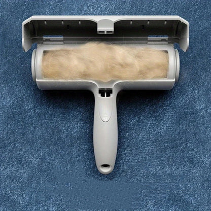 One-Handed Lint Removal Pet Hair Remover Roller - Blue - The Grand Bazaar of Australia