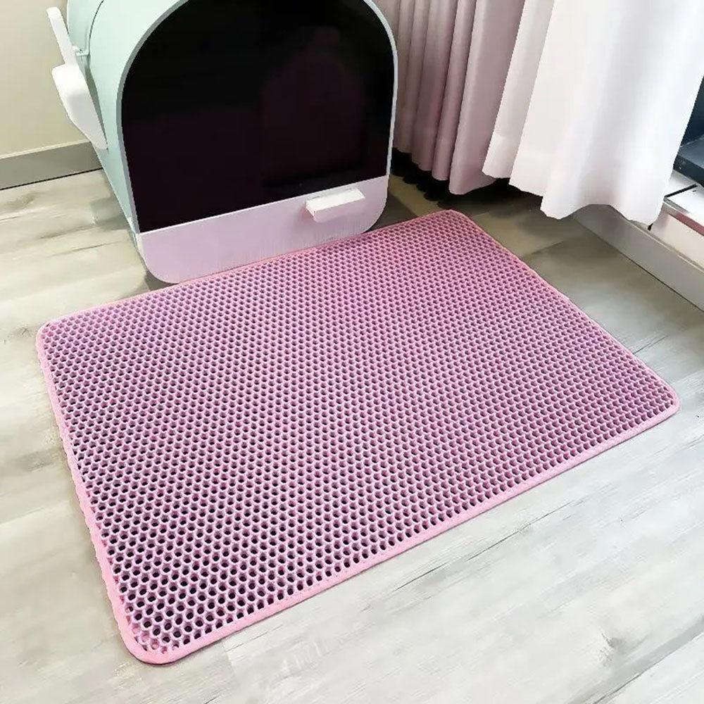 Double Layer Waterproof Cat Litter Mat Non-slip Washable Cat Sand Mat - The Grand Bazaar of Australia