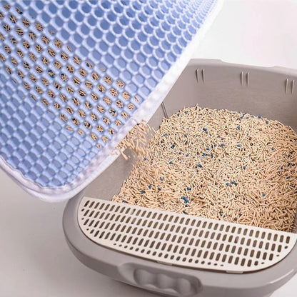 Double Layer Waterproof Cat Litter Mat Non-slip Washable Cat Sand Mat - The Grand Bazaar of Australia