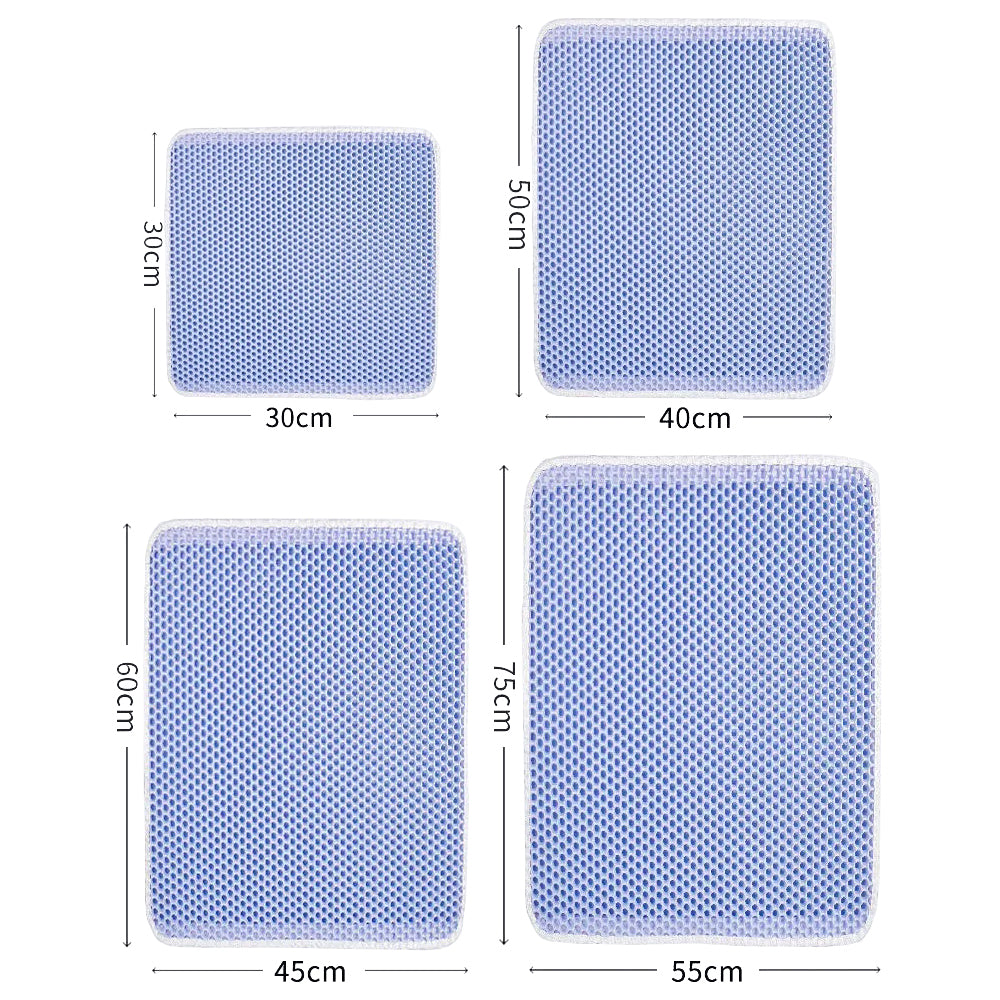 Double Layer Waterproof Cat Litter Mat Non-slip Washable Cat Sand Mat - The Grand Bazaar of Australia