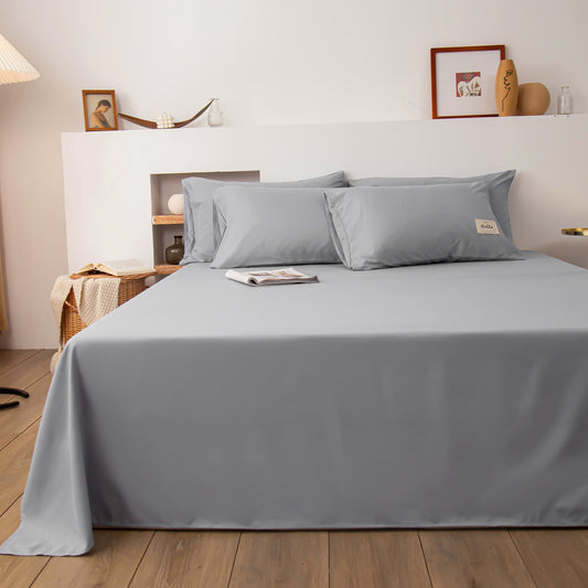 Soft Solid Color Bed Sheet for Double Bed - The Grand Bazaar of Australia