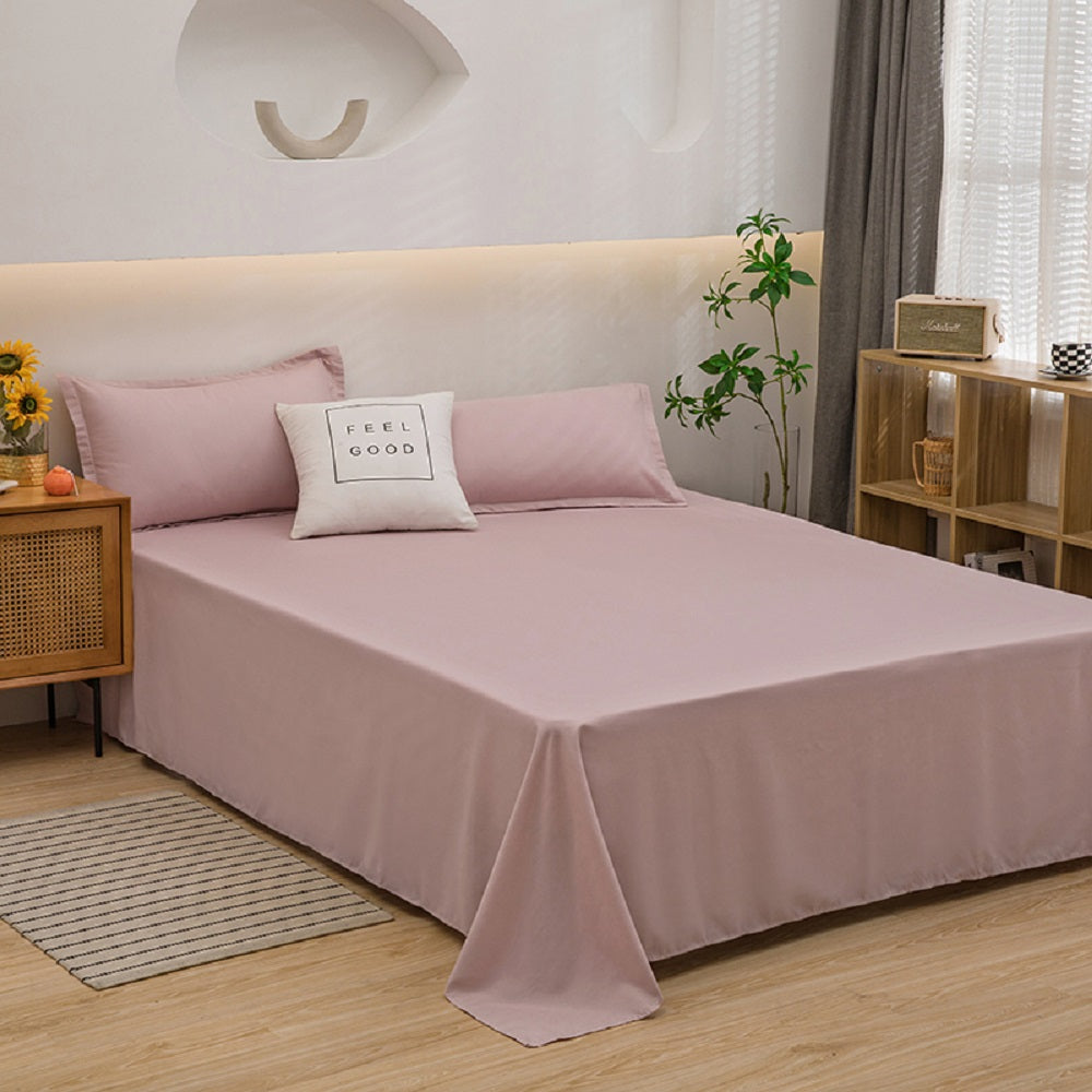 Soft Solid Color Bed Sheet for Double Bed - The Grand Bazaar of Australia