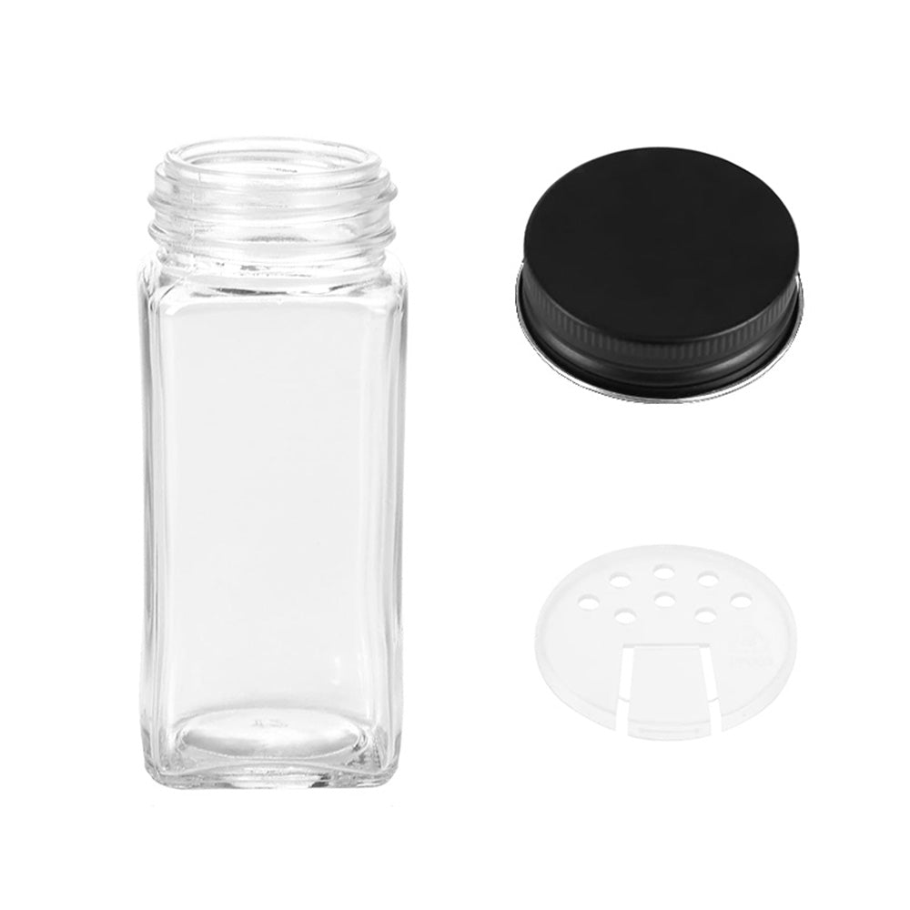 STORFEX 12-Pack 120ml Glass Spice Jars with Labels - The Grand Bazaar of Australia