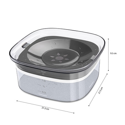 PETSWOL 2L No Spill Dog Bowl | Large Capacity, Slow Water Feeder for Clean and Healthy Drinking - The Grand Bazaar of Australia
