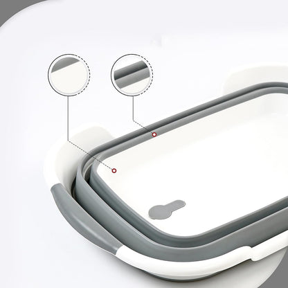 PETSWOL Collapsible Pet Bathtub with Water Drain Plug - The Grand Bazaar of Australia
