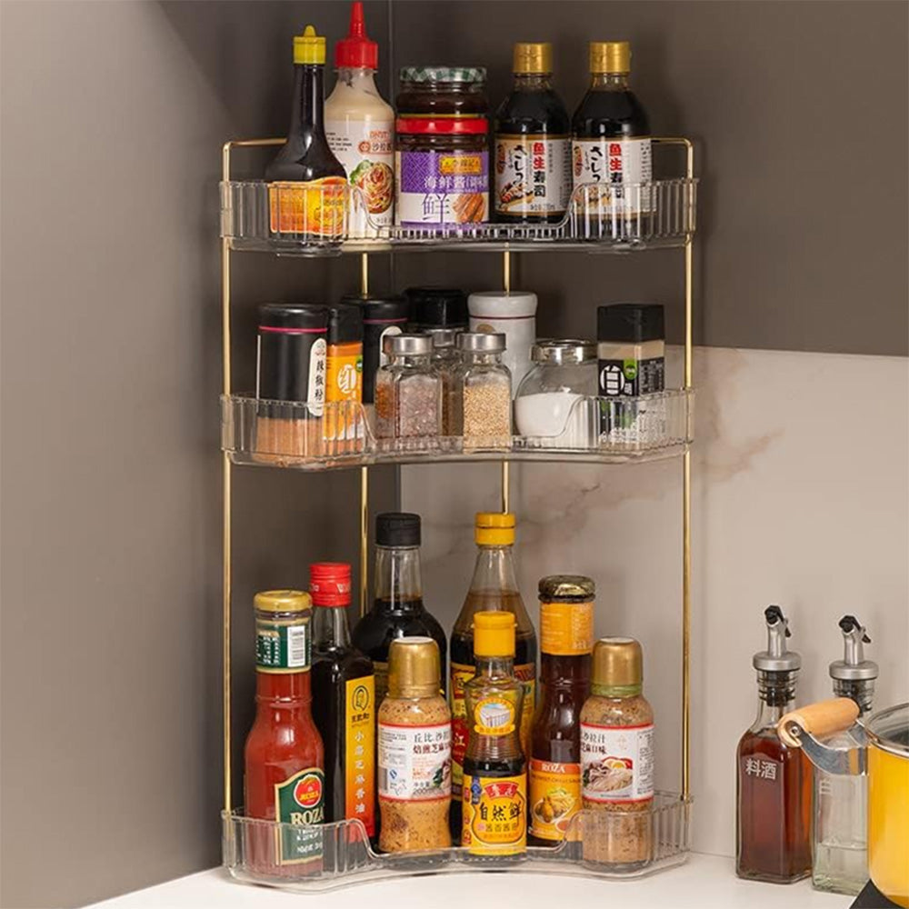 STORFEX 3-Tier Corner Bathroom Counter Organizer - The Grand Bazaar of Australia