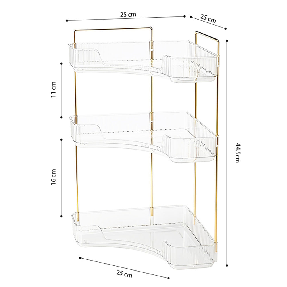 STORFEX 3-Tier Corner Bathroom Counter Organizer - The Grand Bazaar of Australia