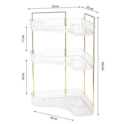 STORFEX 3-Tier Corner Bathroom Counter Organizer - The Grand Bazaar of Australia