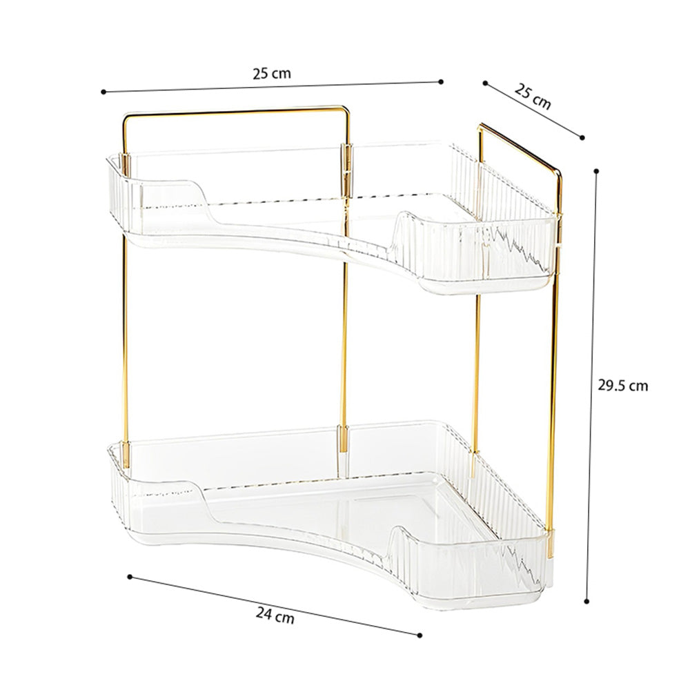 STORFEX 2-Tier Corner Bathroom Counter Organizer - The Grand Bazaar of Australia