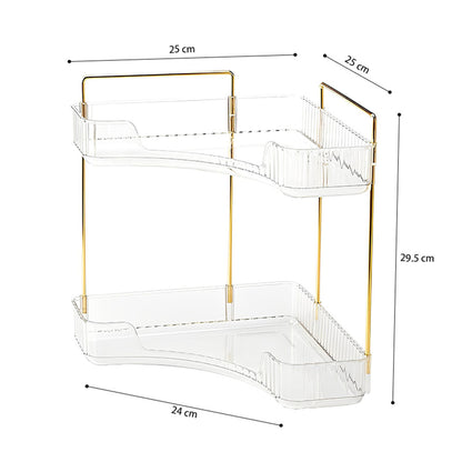 STORFEX 2-Tier Corner Bathroom Counter Organizer - The Grand Bazaar of Australia