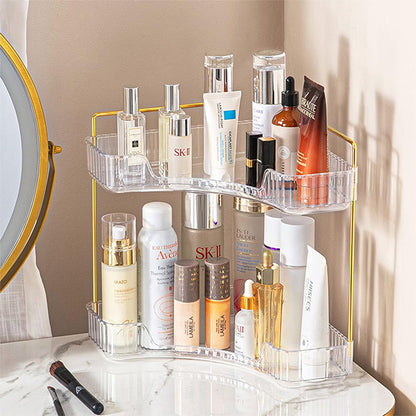 STORFEX 2-Tier Corner Bathroom Counter Organizer - The Grand Bazaar of Australia