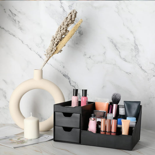 STORFEX Uncluttered Designs Large Black Vanity Organizer - The Grand Bazaar of Australia