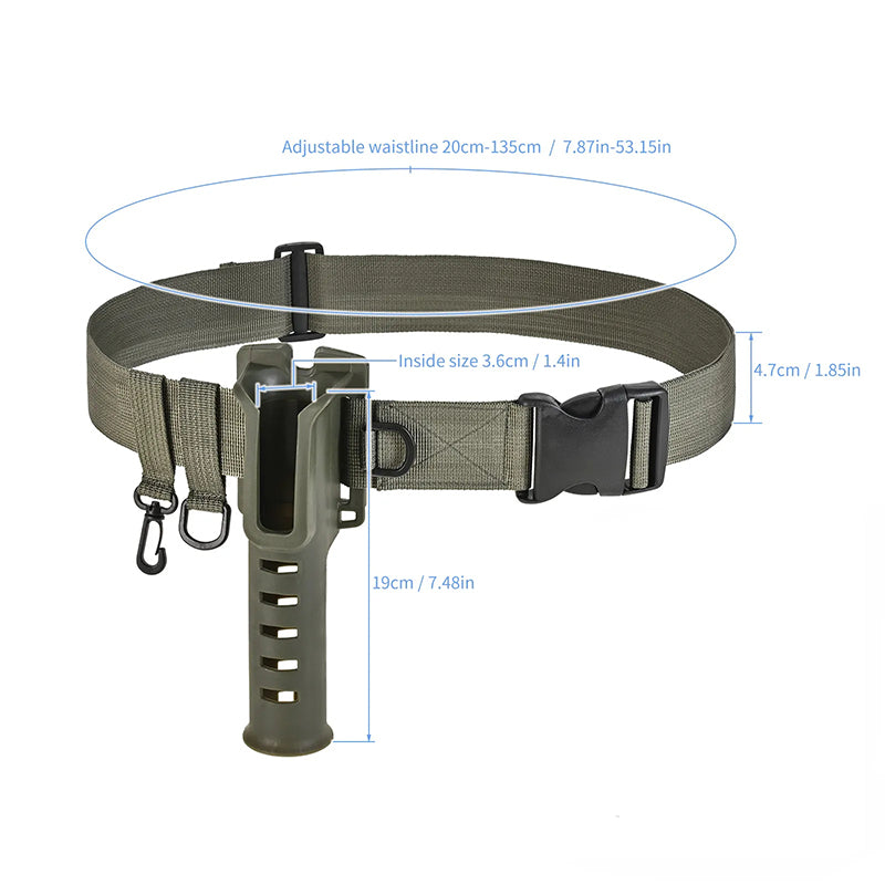 Adjustable Fishing Rod Holder Waist Belt - The Grand Bazaar of Australia