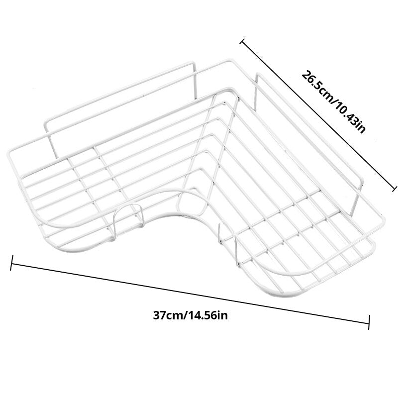 Iron Triangle Rack For Kitchen Bathroom Storage Rack - The Grand Bazaar of Australia