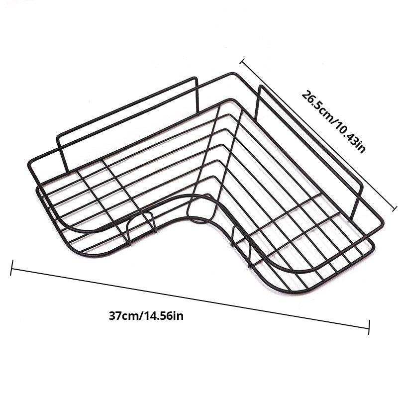 Iron Triangle Rack For Kitchen Bathroom Storage Rack - The Grand Bazaar of Australia