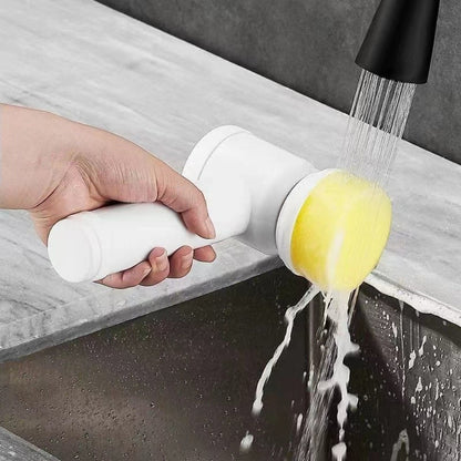 Electric Spin Scrubber With 5 Replaceable Brush Head Power - The Grand Bazaar of Australia