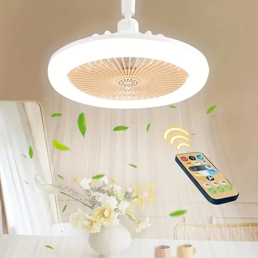 Modern Nordic 2-in-1 Ceiling Fan Light with Remote Control - The Grand Bazaar of Australia