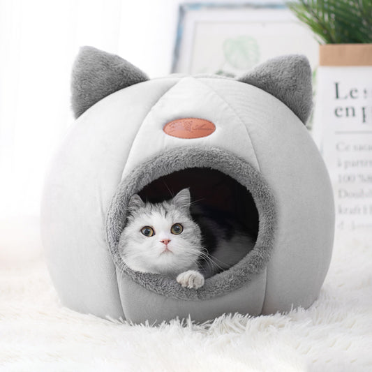 Deep Sleep Comfort In Winter Cat Tent Cozy Cave Nest - The Grand Bazaar of Australia