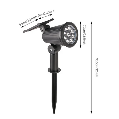 9 LED Solar Spotlights - The Grand Bazaar of Australia