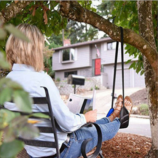 Office Hanging Adjustable Simple Leg Hammock Travel Rest Foot Pad - The Grand Bazaar of Australia
