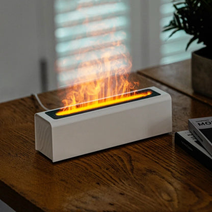 Colorful Simulation Flame Humidification Diffuser - USB Plug - The Grand Bazaar of Australia